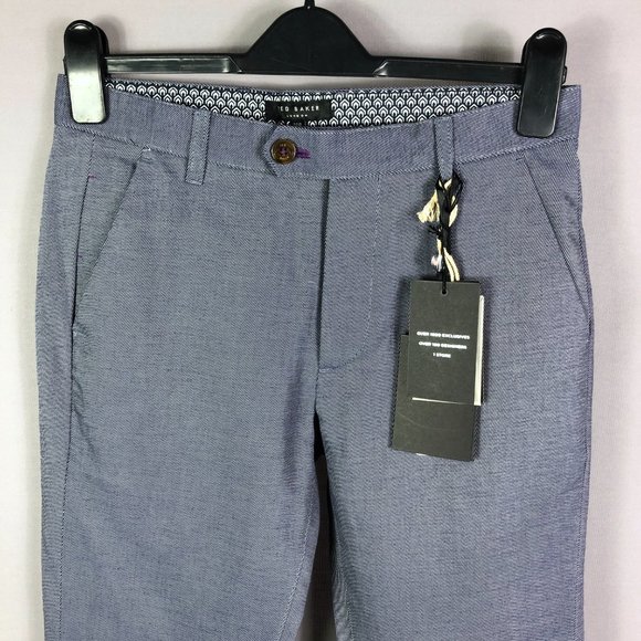 Ted Baker London Slim Fit Chino Sturchi Pants - Picture 3 of 11